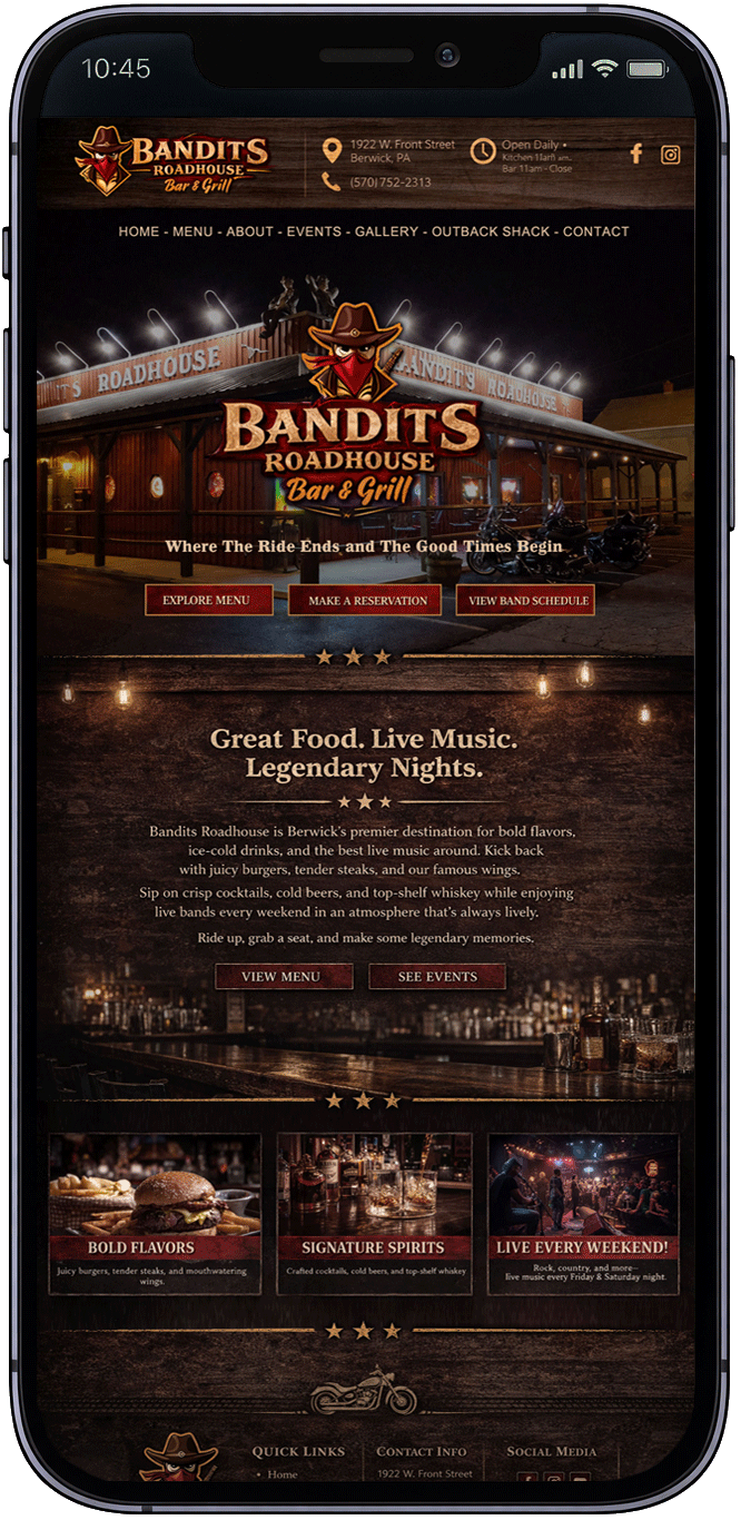 Mobile website preview