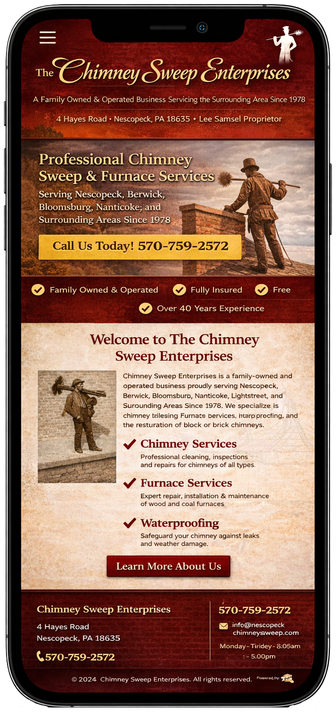 Mobile website preview