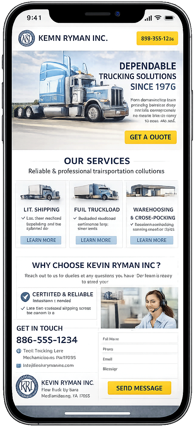 Mobile website preview