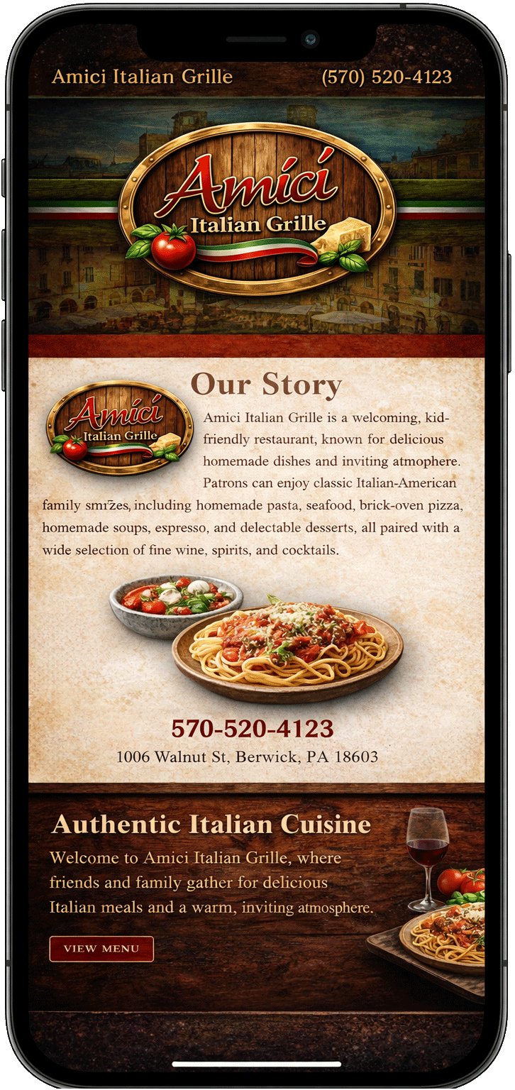 Mobile website preview