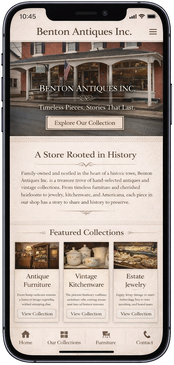 Mobile website preview