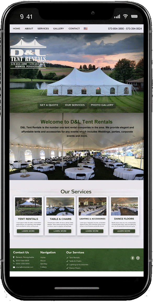 Mobile website preview
