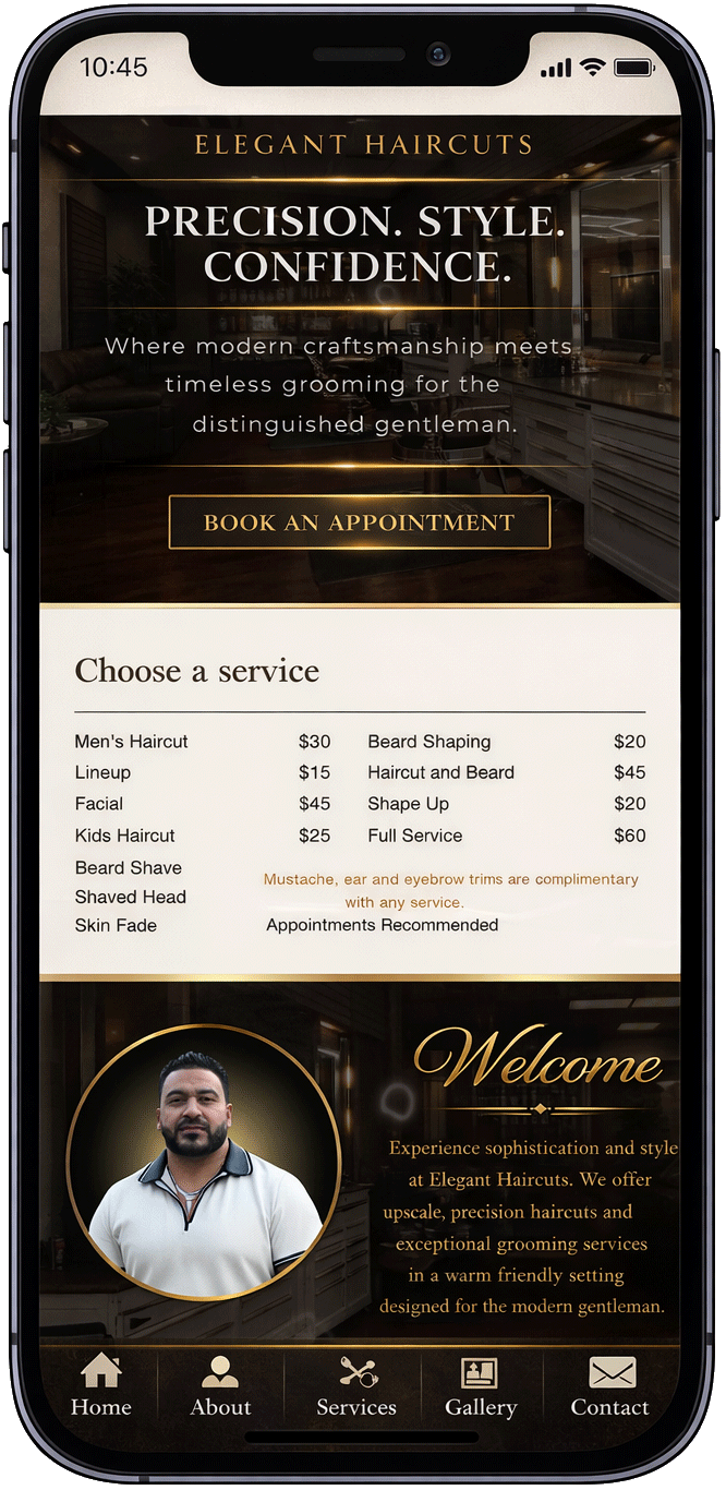 Mobile website preview