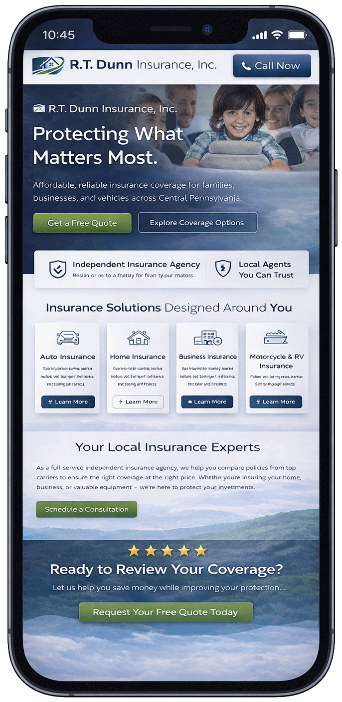 Mobile website preview